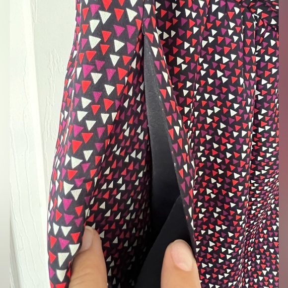 GAP Geometric Triangle Pattern Strapless Zip-Up Mini Dress - Women's 20 - Picture 7 of 7